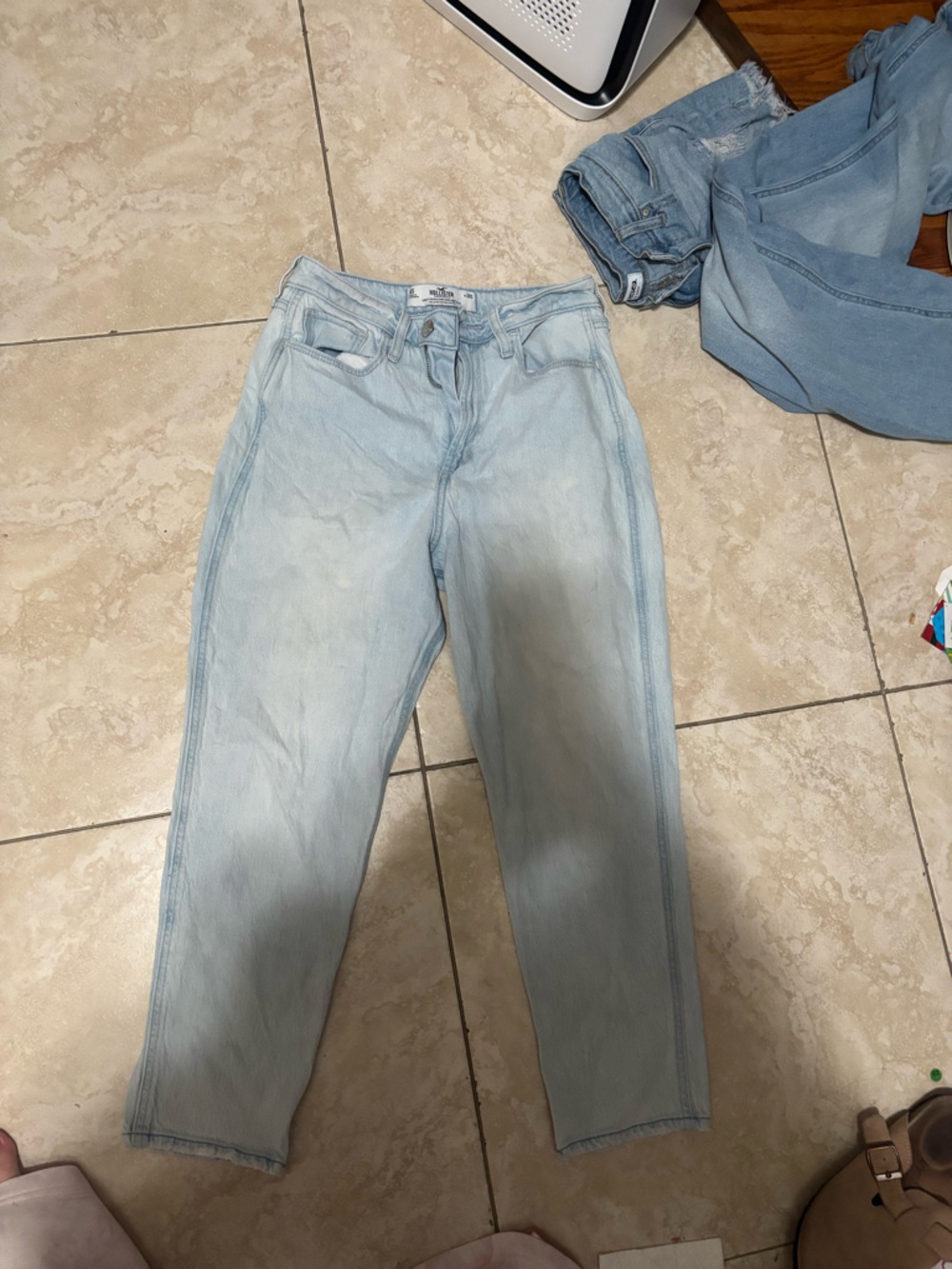 Hollister Light Wash Women's Straight Leg Jeans